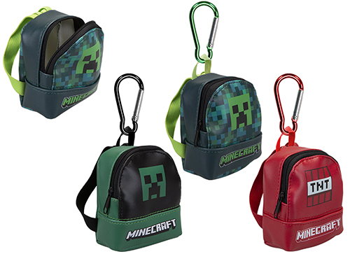 MNECRAFT Micro Zainetti Portachiavi 10cm 4ass…x12…x96
